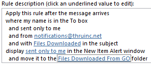 add rule descriptions to receive file download alerts on Thru's file sharing interface