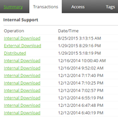 View Transaction History of your Files and Folders