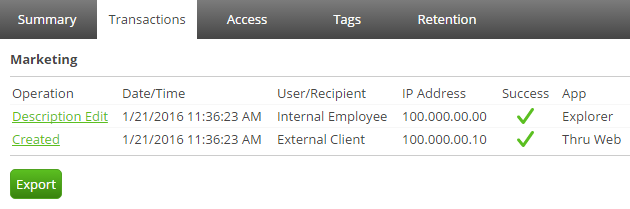 Secure File Sharing Transactions 4