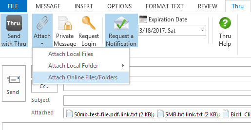 Securely Send Large Email Attachments