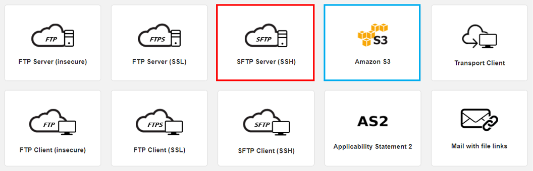 A closer look at Thru Transports Configure Endpoints and File Transfer Schedule
