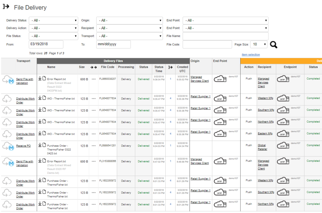 Thru - View and download files transferred across all transports