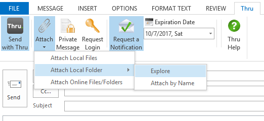 Securely Transfer Encrypted File Attachments from Microsoft Outlook - Thru Inc