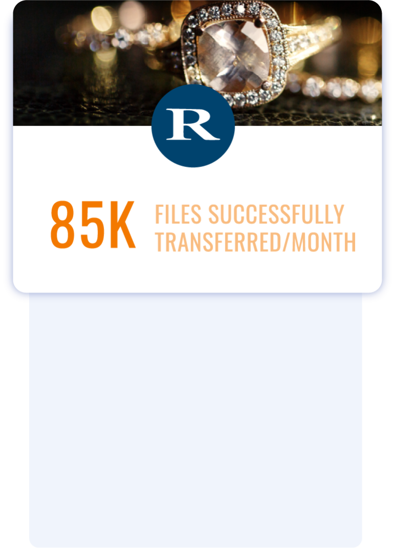 Richemont successfully transfers 85k files each month
